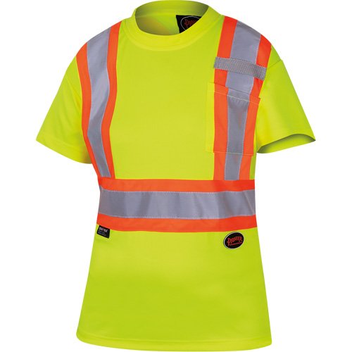 SHH656-Women's Bird's-Eye Safety T-Shirt