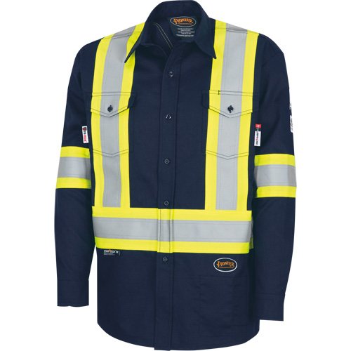 SHI046-FR-TECH® High-Visibility 88/12 Arc-Rated Safety Shirt