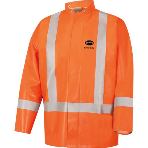 SHI112-Super Heavy-Duty FR/Arc Resistant Safety Rain Jacket