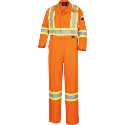SHI132-High Visibility FR Rated & Arc Rated Safety Coveralls