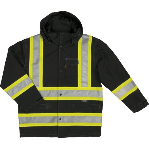 SHI943-Ripstop Safety Rain Jacket