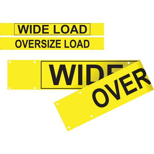 SHK190-Double Sided Wide Load/Oversized Load Banner