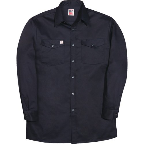 SHK255-Long-Sleeve Industrial Work Shirt