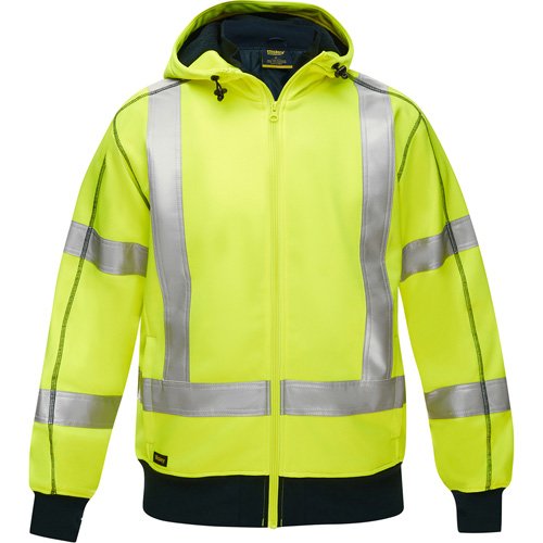 SHK437-Bisley® X-Back Full Zip Hooded Sweatshirt with Sherpa Lining