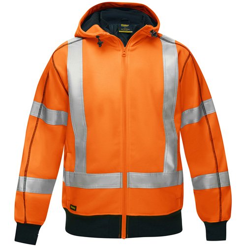 SHK440-Bisley® X-Back Full Zip Hooded Sweatshirt with Sherpa Lining