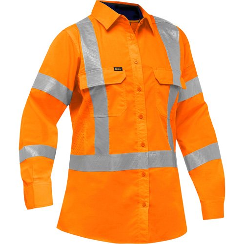 SHK521-Bisley® X-Back Women's Long Sleeve Work Shirt with X-Airflow™