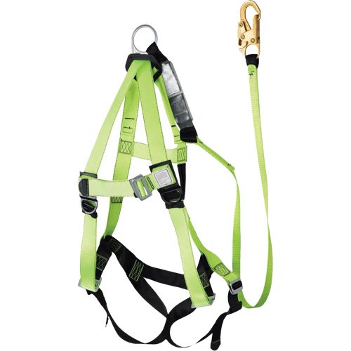 SHK860-4' Class A Harness & Lanyard with 350 lbs. Capacity