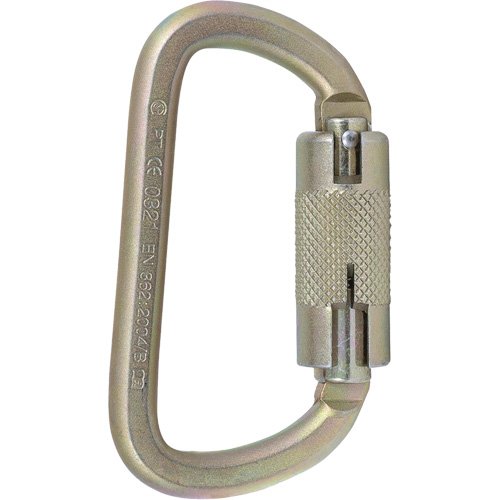 SHK921-Zinc Plated Carabiner with 3/4" Gate Opening
