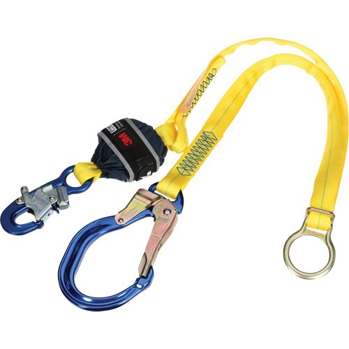 SHK996-Tie-Back Web Shock-Absorbing Lanyard