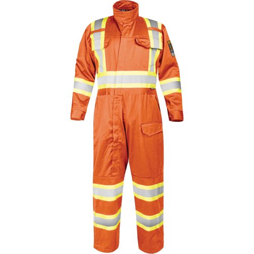 SHL495-Fire-Resistant Coverall with High-Visibility Bands