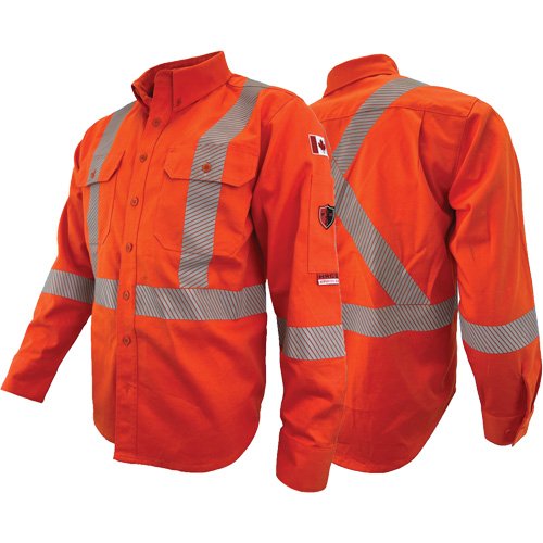 SHL600-Atlas Guardian® FR/AR Work Shirts with 2" Striping