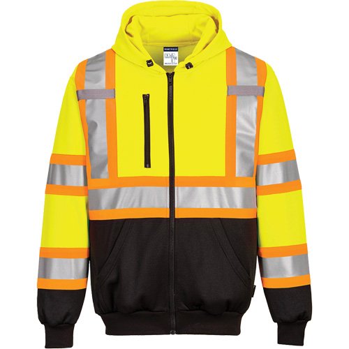 SHM277-Contrast-Striped Safety Hoodie