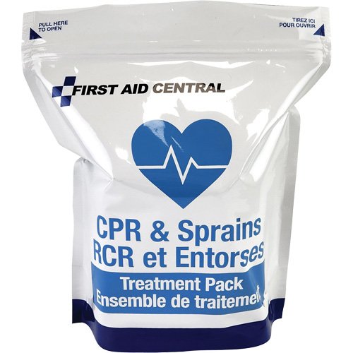 SHM814-9-Piece CPR & Sprains Refill Pack for Emergency Response First Aid Kit