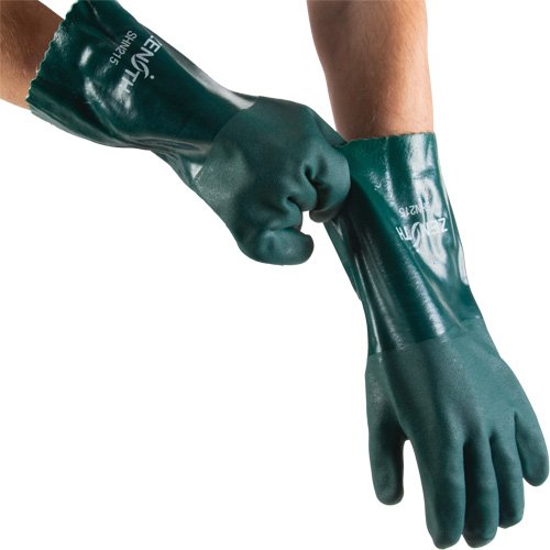 SHN215 - Double Dipped Green Gloves