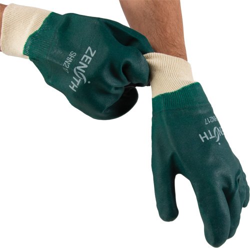 SHN217 - Double Dipped Green Gloves