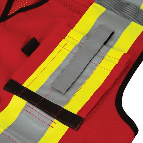SHN887 - 6678 High-Visibility Antimicrobial Mesh-Back Surveyor Vest
