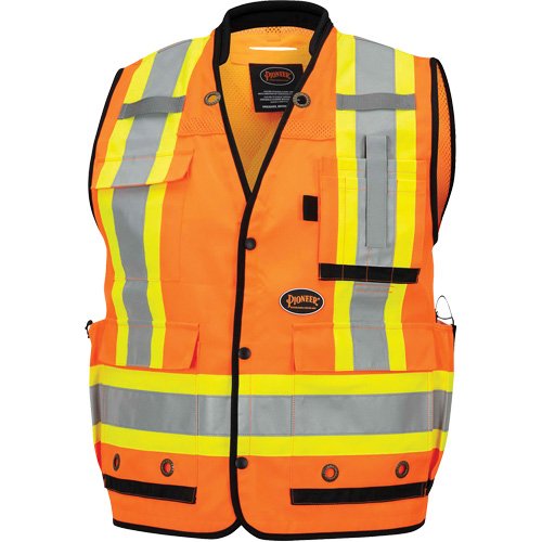 SHN894 - 6680 High-Visibility Antimicrobial Mesh-Back Surveyor Vest