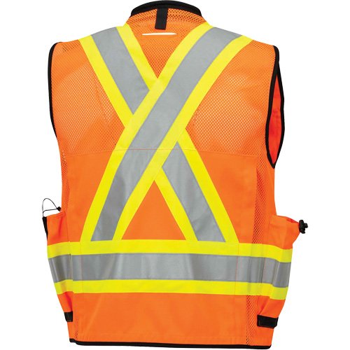 SHN891 - 6680 High-Visibility Antimicrobial Mesh-Back Surveyor Vest