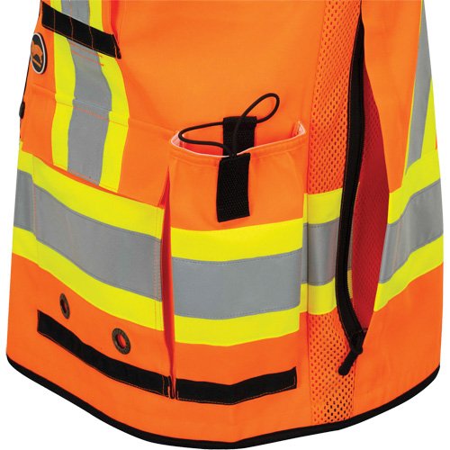 SHN888 - 6680 High-Visibility Antimicrobial Mesh-Back Surveyor Vest