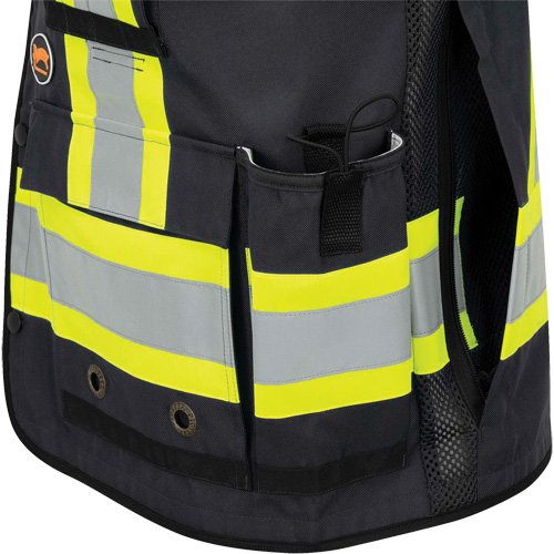 SHN896 - 6679 High-Visibility Antimicrobial Mesh-Back Surveyor Vest
