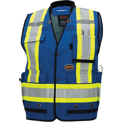 SHN907 - 6681 High-Visibility Antimicrobial Mesh-Back Surveyor Vest