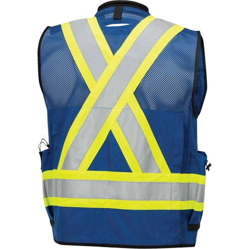 SHN910 - 6681 High-Visibility Antimicrobial Mesh-Back Surveyor Vest