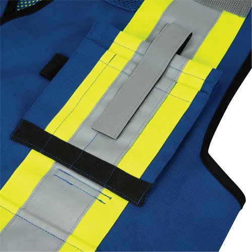 SHN906 - 6681 High-Visibility Antimicrobial Mesh-Back Surveyor Vest