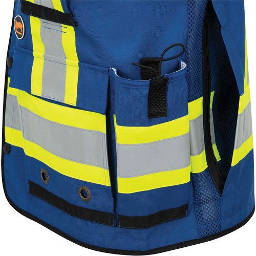 SHN910 - 6681 High-Visibility Antimicrobial Mesh-Back Surveyor Vest