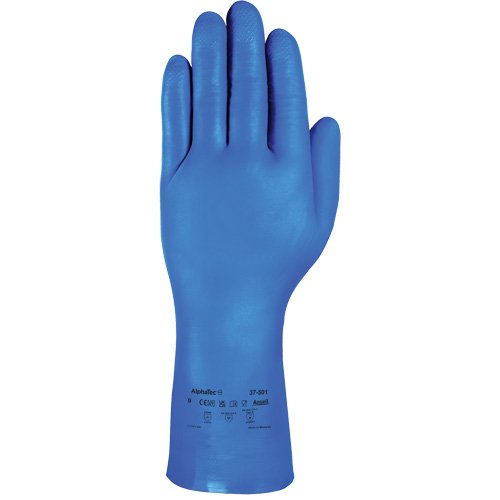 SHN946 - AlphaTec® 37-501 Blue Medium-Duty Chemical-Resistant Gloves