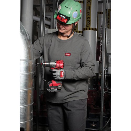 SHO085 - GRIDIRON Long Sleeve Pocket T-Shirt