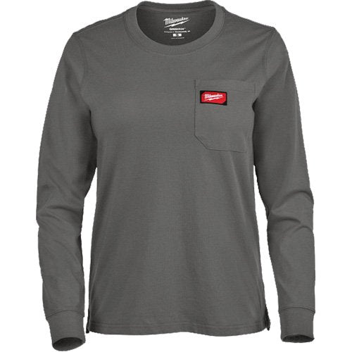 SHO084 - GRIDIRON Long Sleeve Pocket T-Shirt