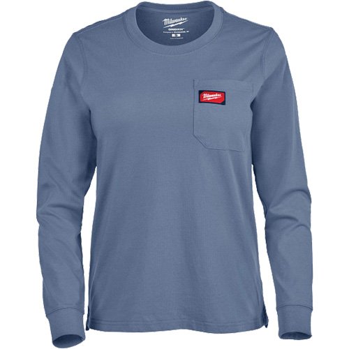 SHO092 - GRIDIRON Long Sleeve Pocket T-Shirt