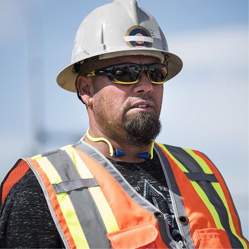 SHO213 - Pioneer Mesh Back Zip Front Surveyor Safety Vest