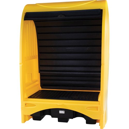 SHO252 - 2-Drum Hard Cover Spill Pallet