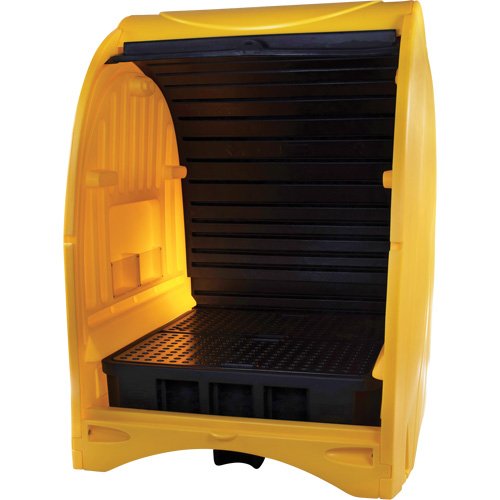 SHO253 - 4-Drum Hard Cover Spill Pallet