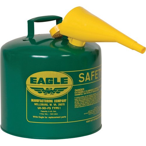 SHO538 - Safety Can for Combustibles with Funnel