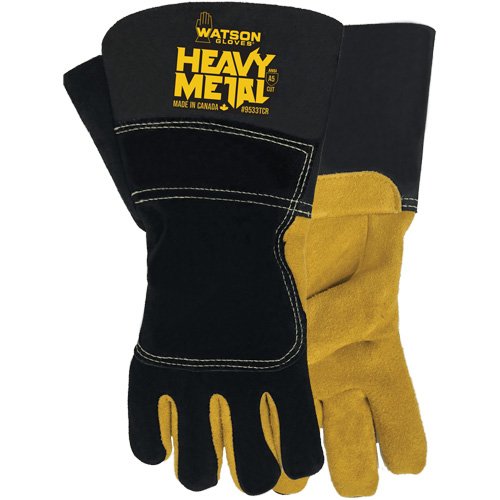 SHO893 - Black Velvet Winter Heavy Metal Welding Gloves