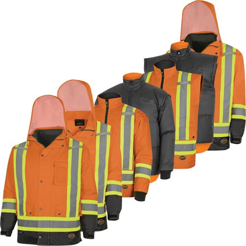 SHO932 - 5056 Pioneer® Yukon 7-in-1 Waterproof Winter Safety Parka