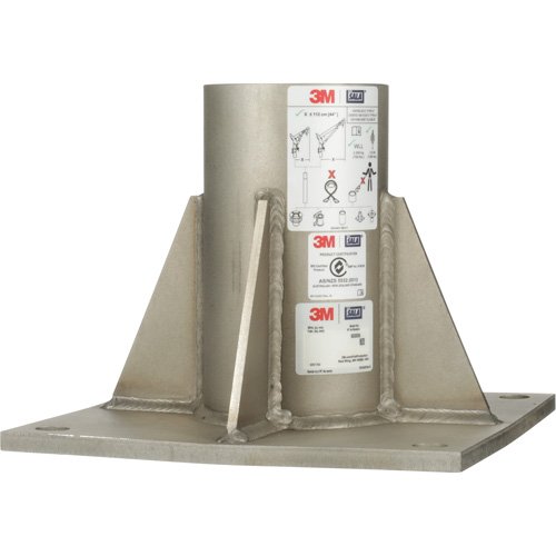 SHP268 - DBI-SALA® Confined Space Floor Mount High Capacity Davit Mast Base, Stainless Steel