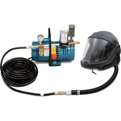 SHP587 - 1-Worker DEFENDER Supplied Air Shield & Helmet System