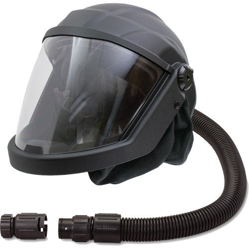 SHP604 - DEFENDER Supplied Air Respirator Shield & Helmet with No Flow Valve