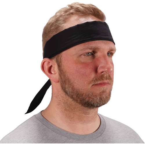 SHP702 - Chill-Its 6702 Cooling Headband with Embedded Polymers & Tie Closure