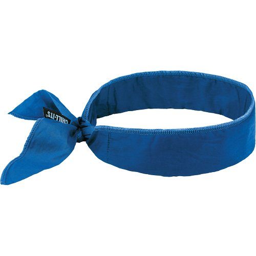 SHP703 - Chill-Its 6702 Cooling Headband with Embedded Polymers & Tie Closure