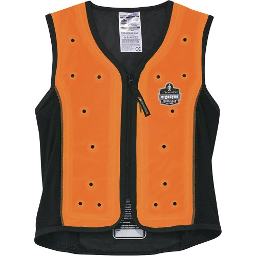 SHP758 - Chill-Its 6685 Dry Evaporative Cooling Vest with Zipper Closure