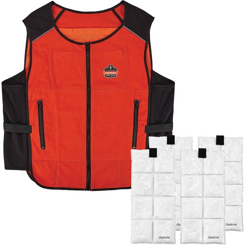 SHP769 - Chill-Its 6260 Lightweight Phase Change Cooling Vest with Rechargeable Packs