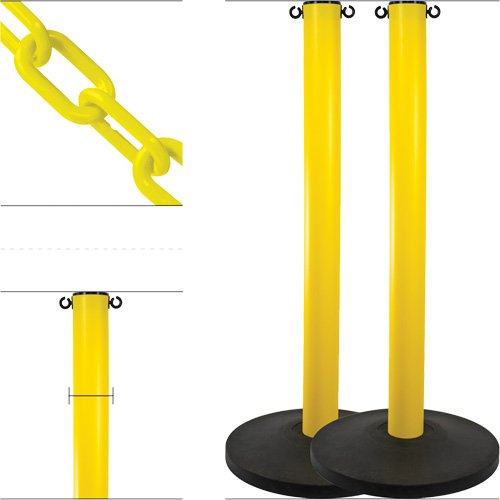SHP817 - Industrial Stanchion Kit with Plastic Chain