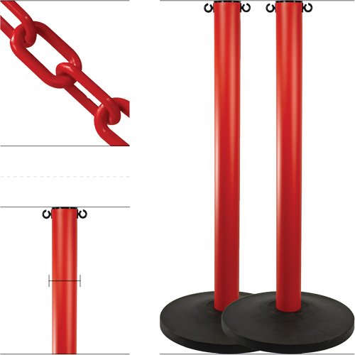 SHP819 - Industrial Stanchion Kit with Plastic Chain
