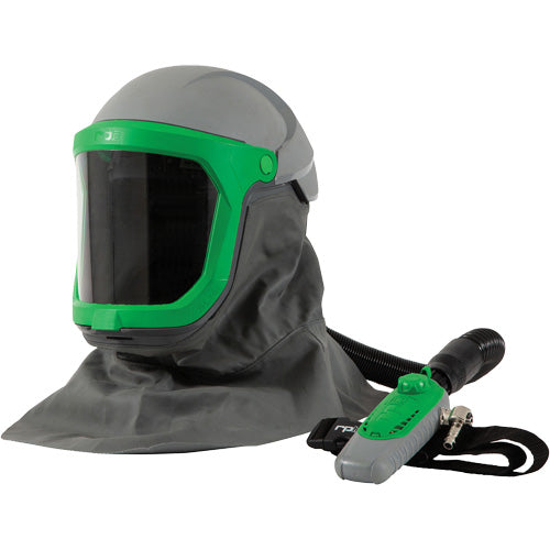 SHQ758 - Z-Link Respirator with Safety Lens, FR Shoulder Cape, Breathing Tube & C40