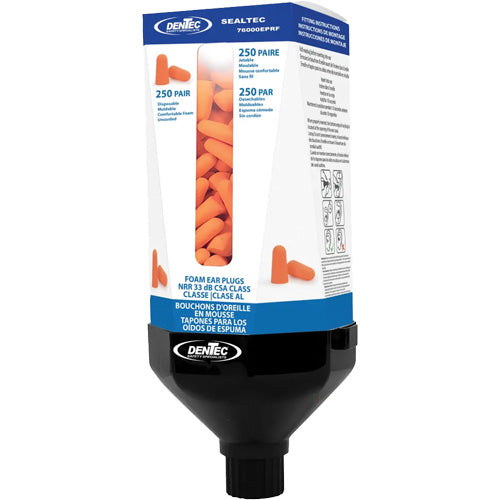 SHR051 - SEALTEC33™ Foam Earplug Wall Dispenser Kit with Uncorded Earplugs