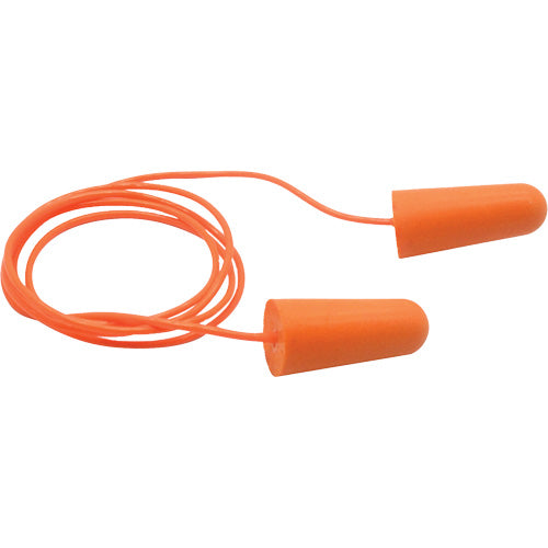 SHR055 - SEALTEC33 Orange Tapered PU Foam Disposable Earplugs